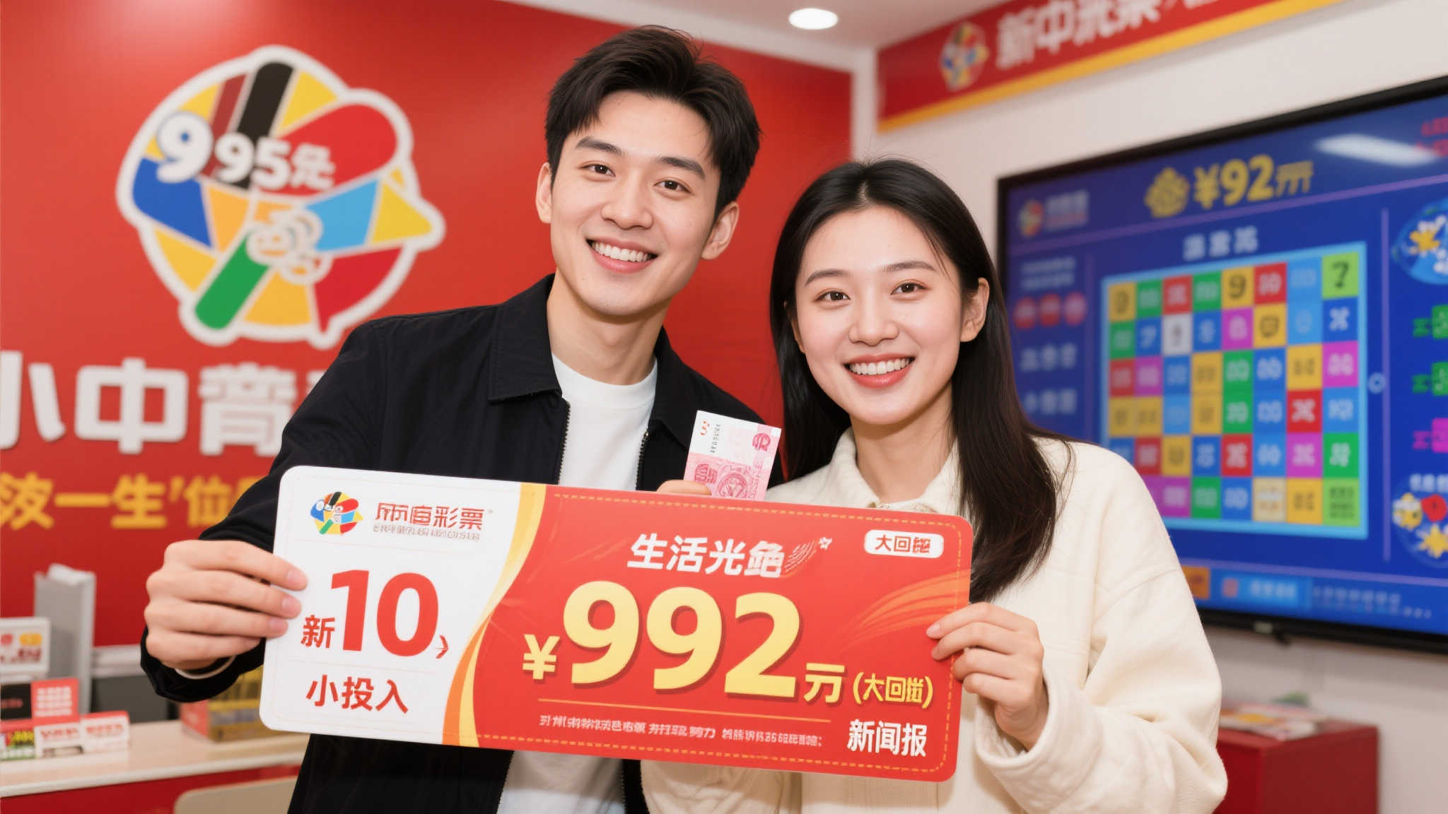 95后小夫妻10元喜中双色球992万：拒绝中奖后‘躺平’生活！